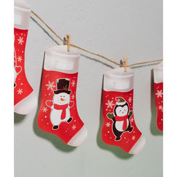 Гирлянда бумажная с прищепками «Новогодняя», длина 150 см