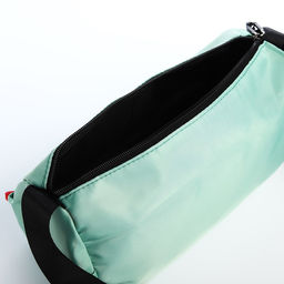 Сумка молодёжная на молнии, цвет зелёный - Simaland фото 5