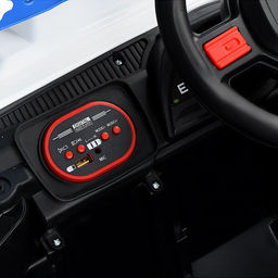 Электромобиль "Дорожный патруль" на аккумуляторе, в коробке (синий)