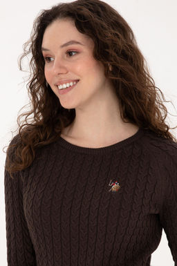 Kad_n Koyu Kahverengi Basic Kazak - U.s. polo assn фото 2