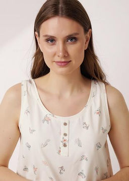 Пижама жен. (ЧЗ) св.бежевый/зеленый LSET15-1184 - Clever wear фото 3