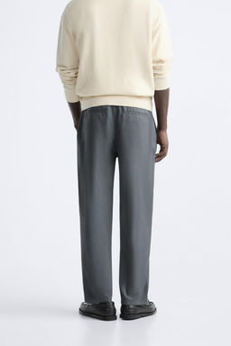 LYOCELL JOGGER WAIST TROUSERS - Zara фото 24