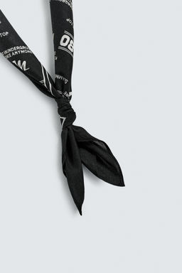 BANDANA ESTAMPADO GEOM?TRICO / Negro - Zara фото 3