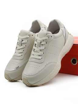 03-A101-2 MILK Кроссовки женские (натуральная кожа)