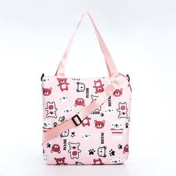 Шопер на молнии, цвет розовый - Simaland фото 3