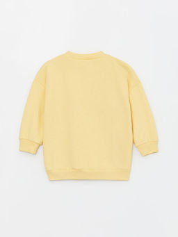 Bisiklet Yaka Uzun Kollu Tom and Jerry Bask?l? Erkek Bebek Sweatshirt - Waikiki фото 2