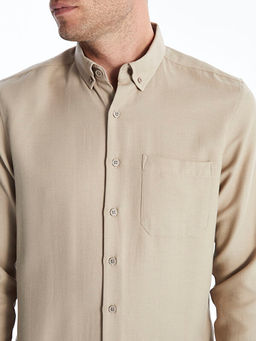 Regular Fit Uzun Kollu Arm?rl? Erkek Dokulu G?mlek