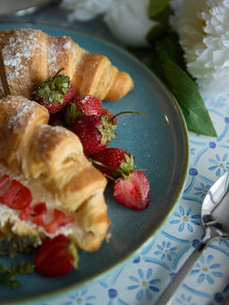 Тарелки SL Home Аззура, d=25.5 см, набор 2 шт., фарфор, бирюзовые