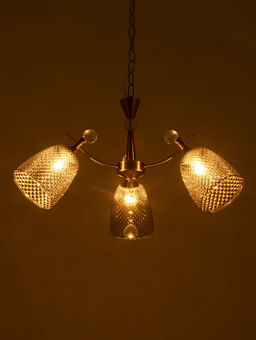 Люстра NH6140/3, 3×60 Вт, E27, цвет медный