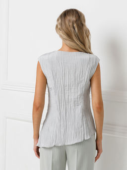 Блузка из вискозы с эффектом креш