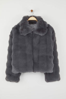 Gri Regular Kal?p Kurk Mont TWOAW26MO00105 - Trendyolmilla фото 13