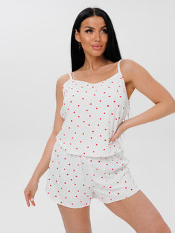 732 ПИЖАМА ЖЕНСКАЯ (Белый) - А-дина фото 3