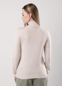 CLE Джемпер жен. 352795ха меланж св.бежевый - Clever wear фото 3