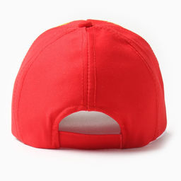 Кепка детская MINAKU "Смайл", цв. красный, р-р 44-46