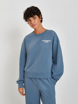 10200170176 Джемпер жен. Lena серо-голубой