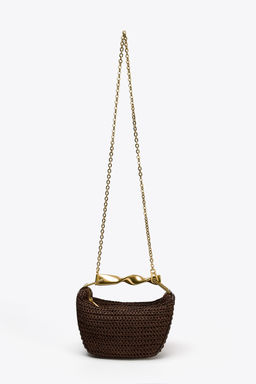 MINI BAG WITH METAL HANDLE