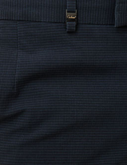 Тканевые брюки узкого кроя темно-синего цвета - Cacharel фото 4