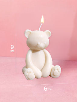 Свеча "Плюшевый Мишка" 6х6х9 см, соевый воск МИКС