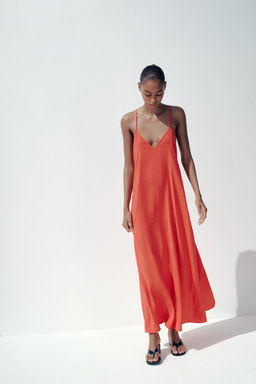 FLOWING MIDI DRESS - Zara фото 2