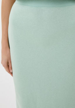 Светло-зеленая юбка-миди - Incity фото 6
