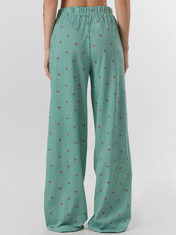 Брюки женские в зеленую клетку