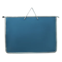 Папка для чертежей и рисунков А3, 470 х 335 х 55 мм, с ручками, пластиковая, молния сверху, Офис - Calligrata фото 2