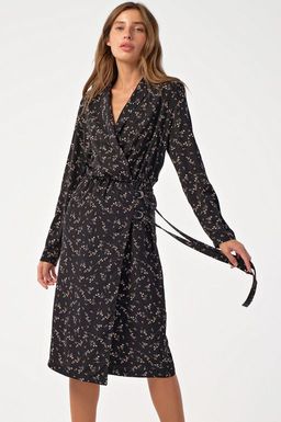 Платье миди с запахом - Fly фото 11