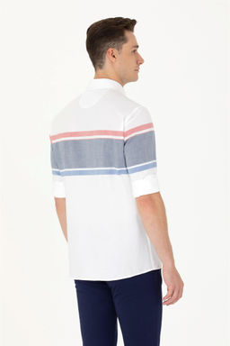 Мужская белая рубашка с длинным рукавом Неожиданная скидка в корзине - U.s. polo assn фото 5