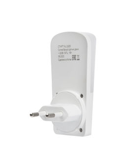 Ночник СТАРТ NL 2LED «Комета», 1 Вт, датчик движения, 3000К, 9.5×4×2.5/6.5 см, белый