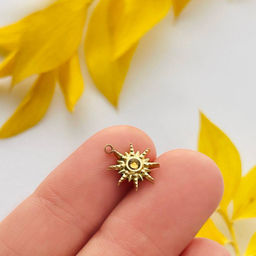 Подвеска с фианитом (1 шт)