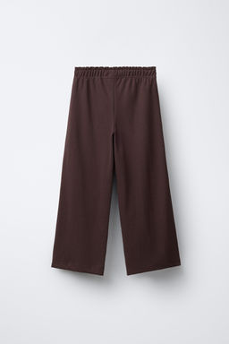 INTERLOCK SWEATSHIRT AND WIDE-LEG TROUSERS SET - Zara фото 5