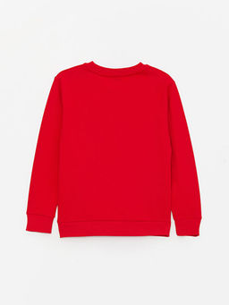 Bisiklet Yaka Basic Uzun Kollu Erkek ?ocuk Sweatshirt - Waikiki фото 2