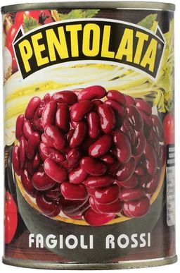 Цена за 2шт. Фасоль красная консервированная Ред Кидней "Pentolata" ж/б (0,400 кг)