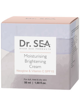 1006 Dr.Sea Увлажняющий крем с комплексом NEOGLOW и витамином С "Сияние кожи" SPF15, 50 мл