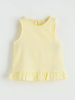 Bisiklet Yaka K?z ?ocuk Bluz Ve ?ort 2li