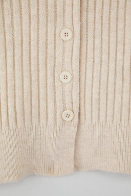 Wardrobe Essentials Tas Dik Yaka Genis Kal?p Fitilli Yumusak Dokulu Triko H?rka | TWOAW26HI00091