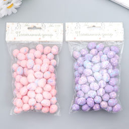 Декор пасхальный "Яйцо - акварельные пятна" набор 100 шт МИКС 1,8х1,5х1,5 см