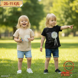 Футболка для девочки с цветком