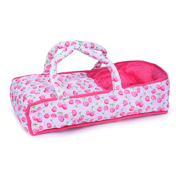 Коляска-люлька для кукол, металлическая, с корзиной, цвет морские звезды