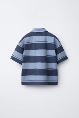 STRIPED SWEATSHIRT POLO SHIRT - Zara фото 6