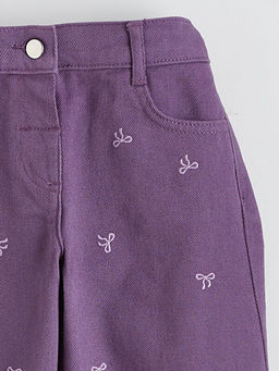 Fiyonk Nak??l? K?z ?ocuk Pantolon