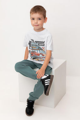 Crockid _ КР 302712/св.серый меланж к546 фуфайка (футболка) для мал  фото 4