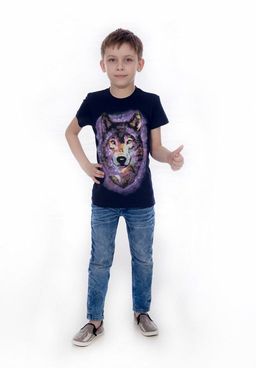 Ф025 Футболка Волк