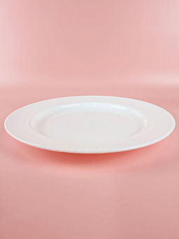 Тарелка обеденная Lavenir HoReCa "Stripes" 25 см, 10" OUSP100 WHITE стеклокерамика 106339