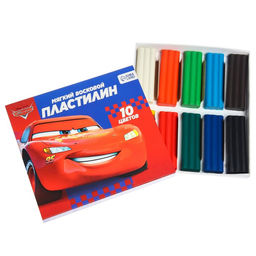 Пластилин 10 цветов, 150 г, Тачки - Disney фото 7
