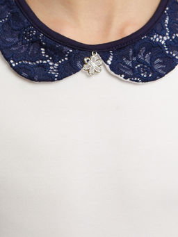 Блузка белый 202230609 - Nota bene фото 19