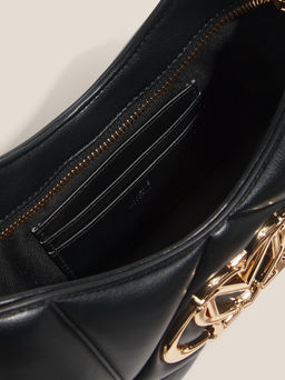 Женская сумка на плечо LOVE MOSCHINO EMBOSSED Q Артикул 4561069, черный  фото 4