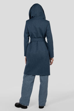 Пальто женское демисезонное (пояс) - El podio фото 3