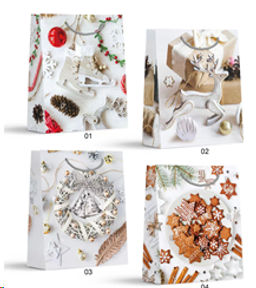 Пакет подарочный 31х40х12 / 104-1L /уп 12/360/Новый год