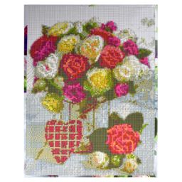 Набор для творчества Алмазная мозаика арт. 59810 / 20 ЛЕТНИЙ БУКЕТ размер: 30*40 см - Феникс+ фото 4